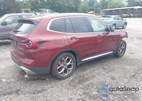 2022 BMW X3 xDrive30I from USA, damaged, VIN 5UX53DP04N9M86730